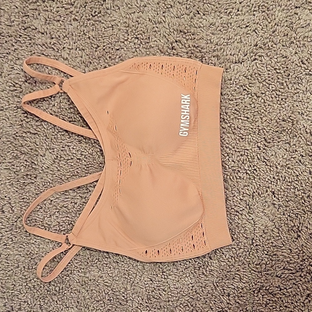 Gymshark Energy Seamless Sports Bra size xs Pink Taupe